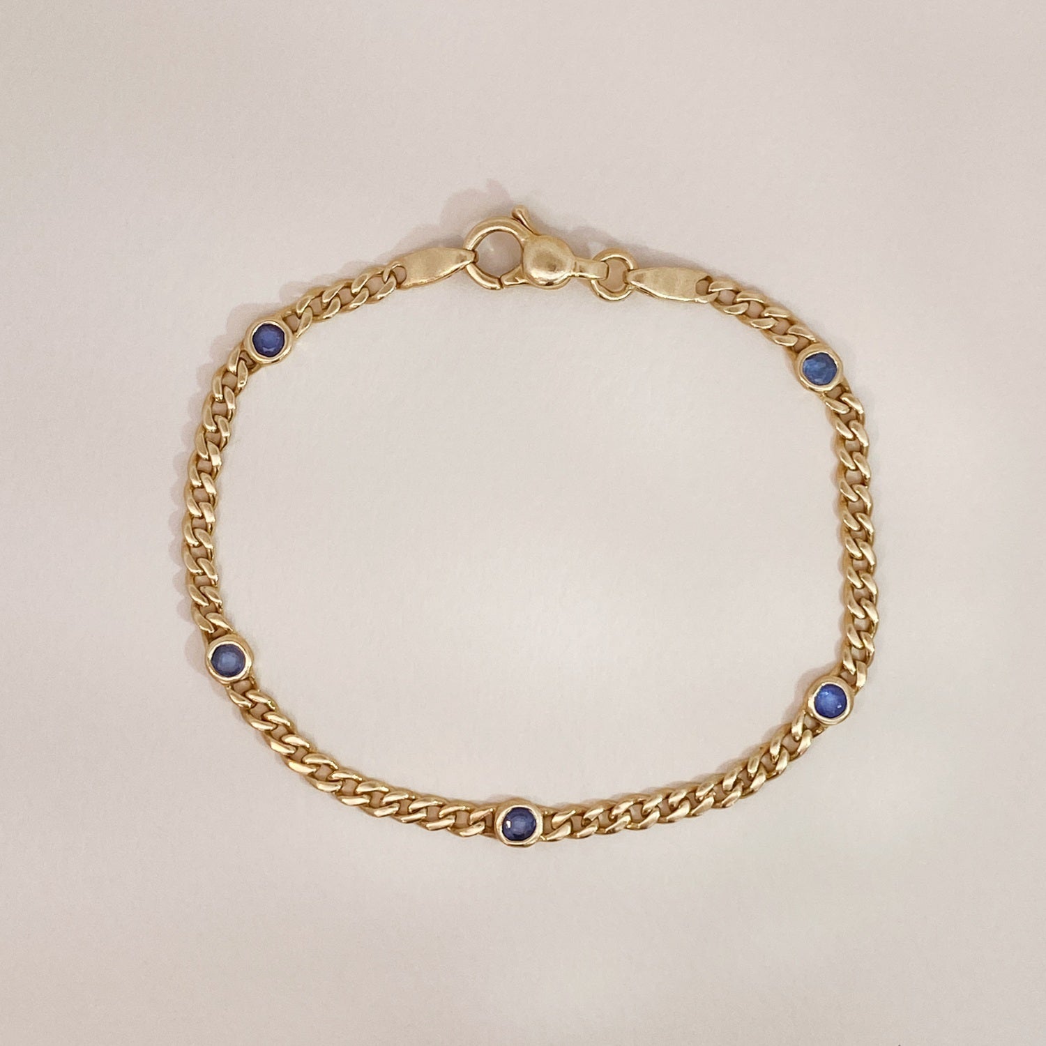 Vintage Sapphire Gourmet Bracelet