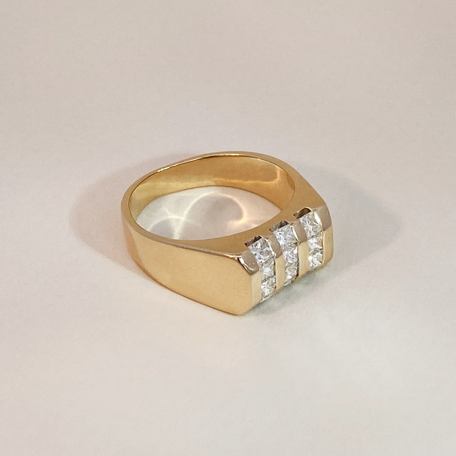 Vintage Statement Diamonds Ring