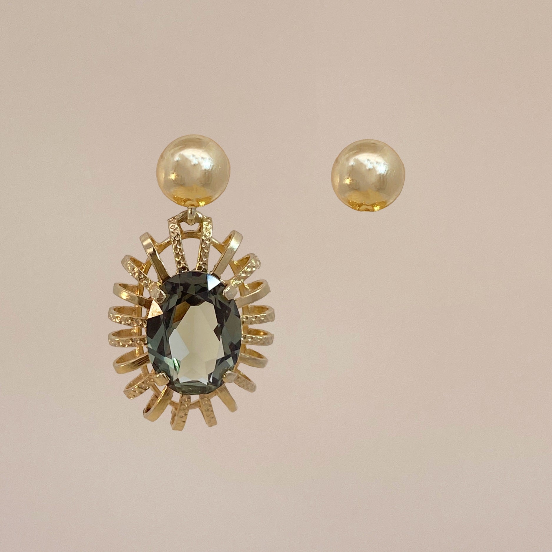 Vintage Tourmaline Earring