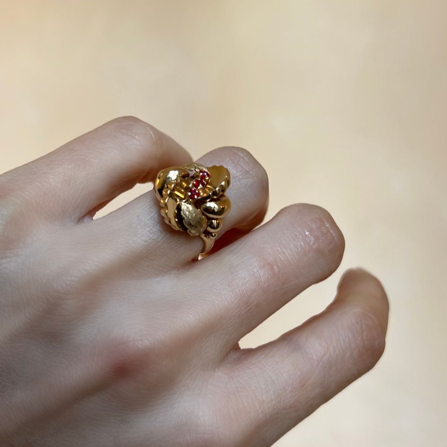 Vintage elegante statement ring