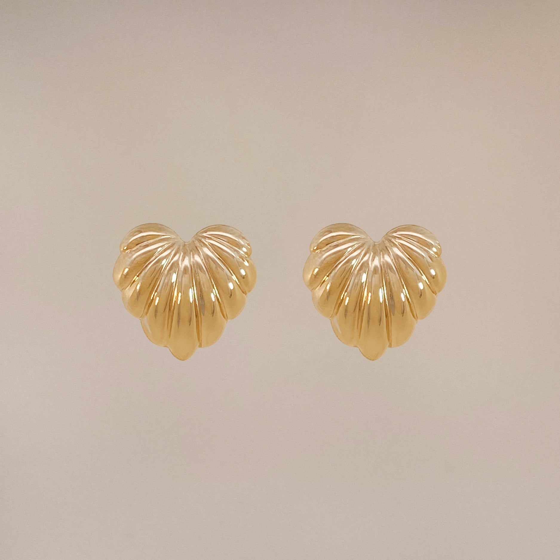 Wavy Heart Earrings