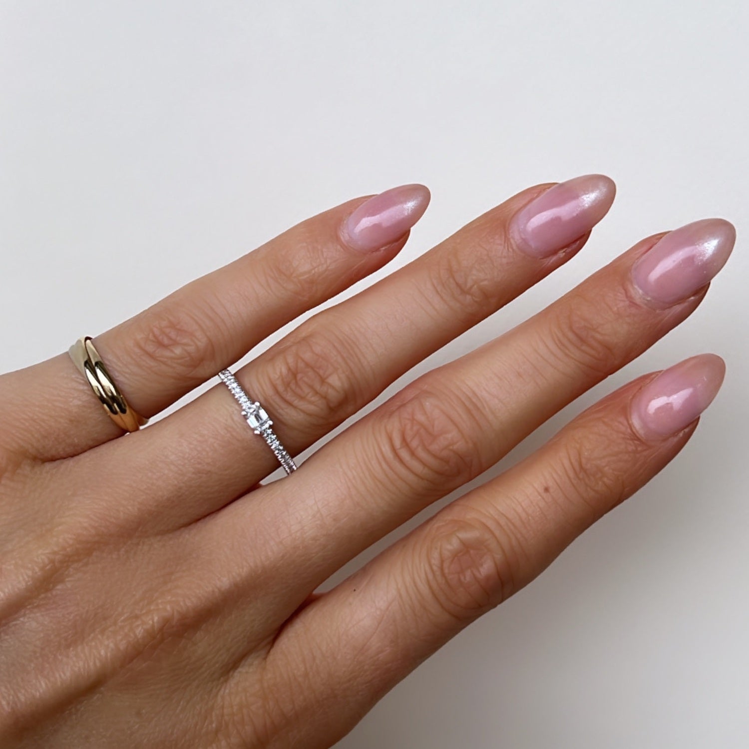 Witgoud Baguette Diamanten Ring