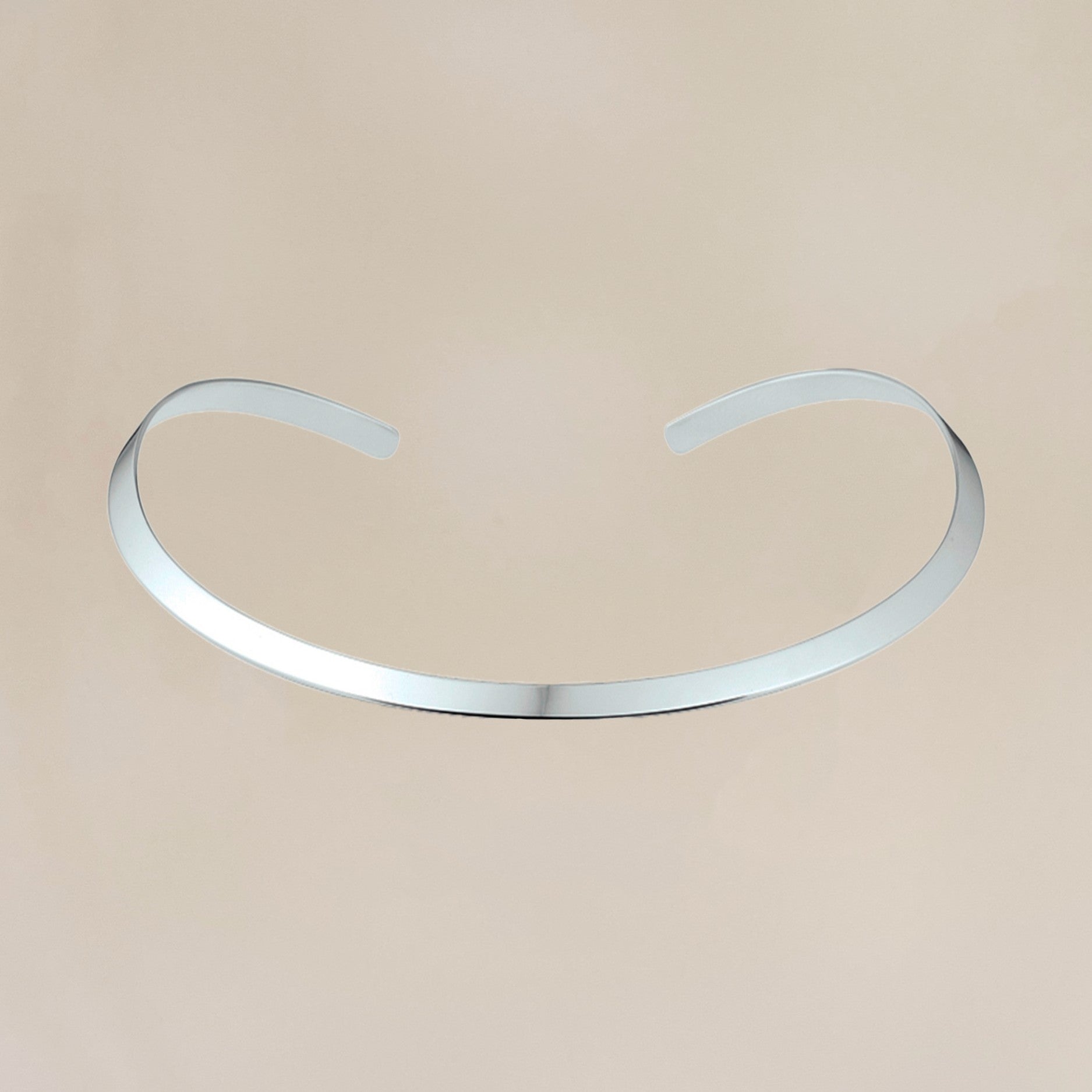 Zilveren Choker Ketting