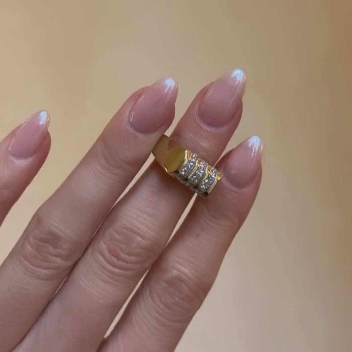 Vintage Statement Diamond Ring video