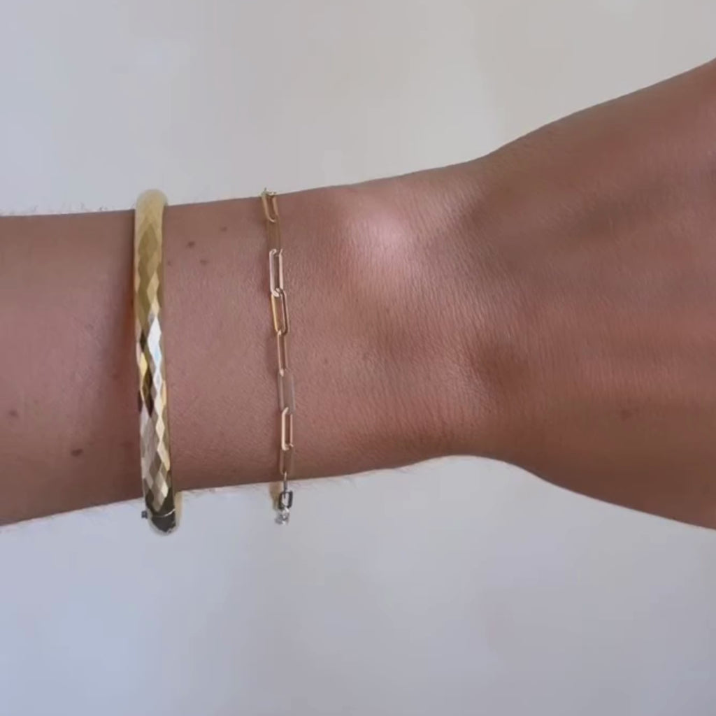 Delicate Paperclip Bracelet video