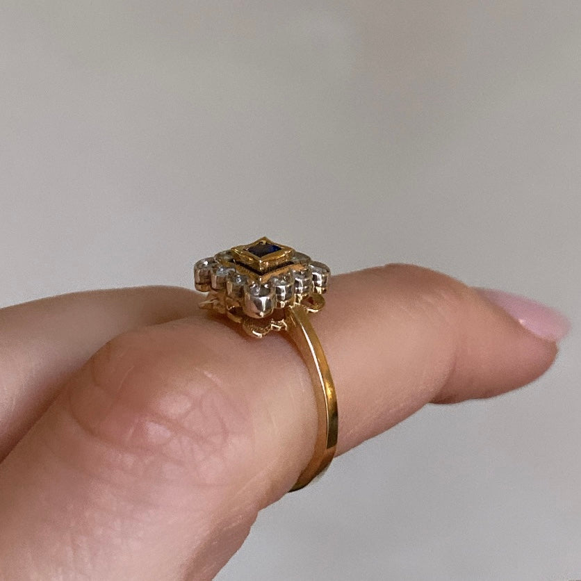 Squared Lady Di Ring