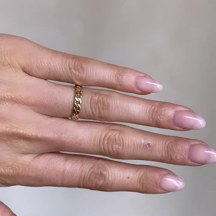 Chain Ring Gold