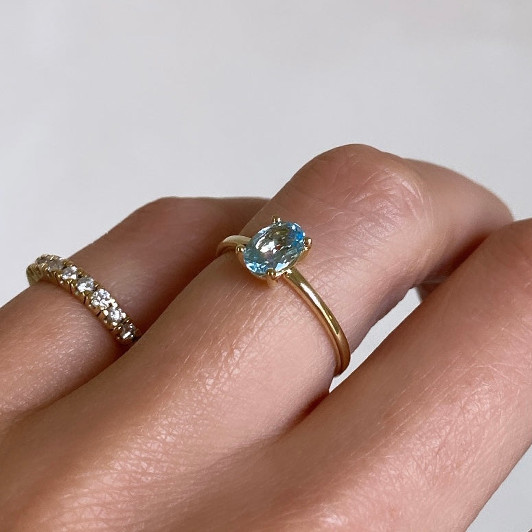 Topaz Oval Ring