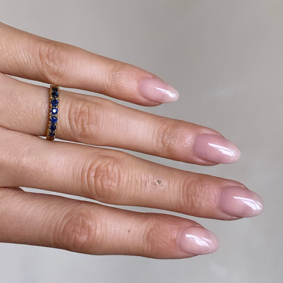 Sapphire Row Ring