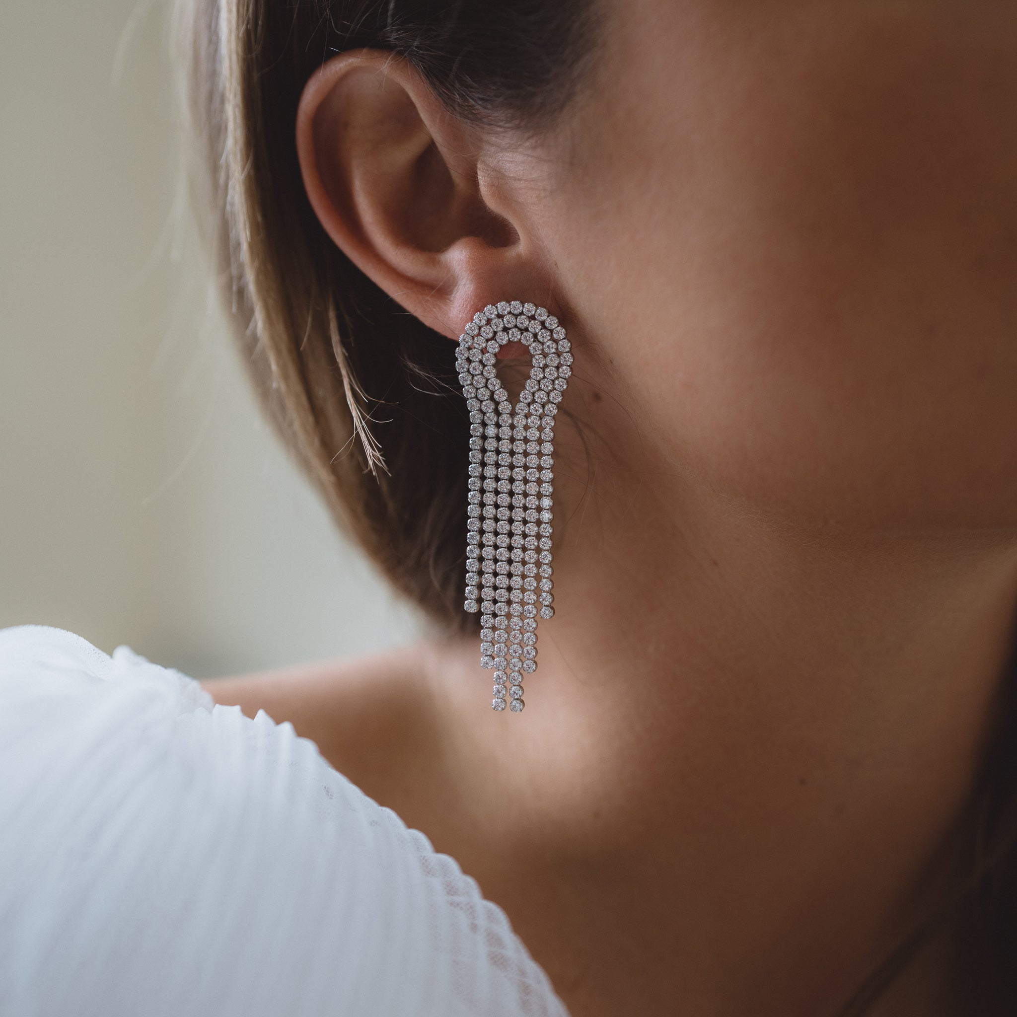 Waterfall Statement Earrings