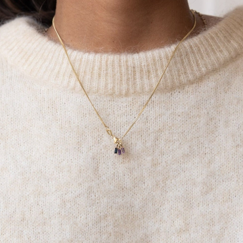 Tiny Birthstone Pendant